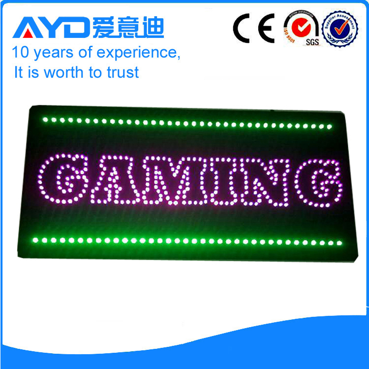 AYD Unique Design LED Gaming Sign