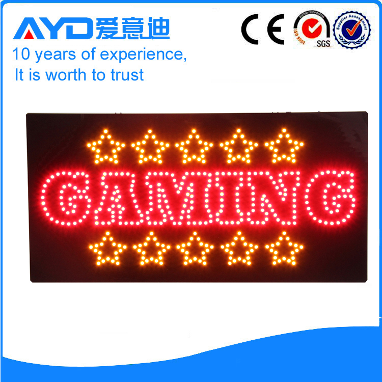 AYD Unique Design LED Gaming Sign