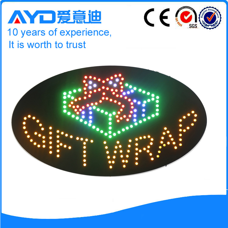 AYD LED Gift Wrap Sign