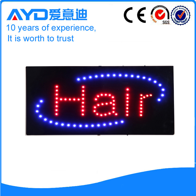 AYD Unique Design LED Hair Sign