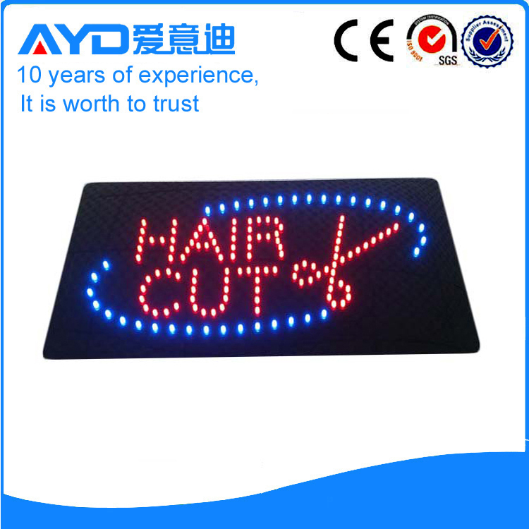 AYD Unique Design LED Haircut Sign