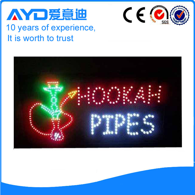 AYD LED Hookah Pipes Sign