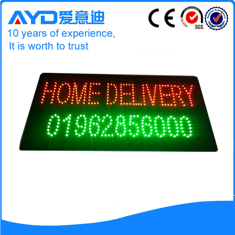 AYD LED Home Delivery Sign