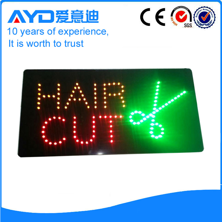 AYD Unique Design LED Haircut Sign