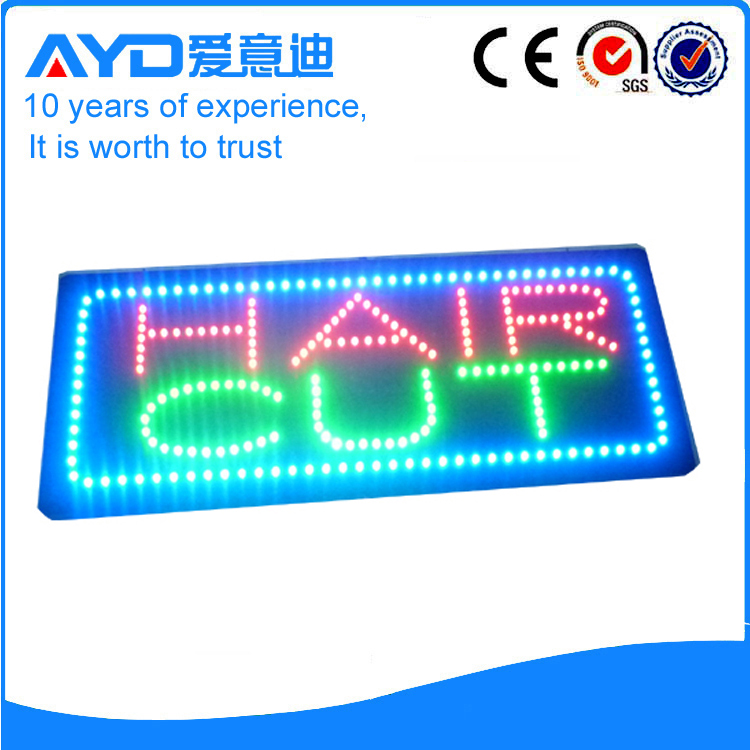 AYD Unique Design LED Haircut Sign