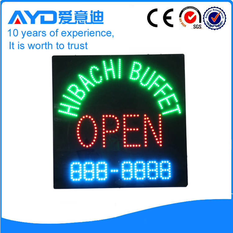 AYD LED Hibachi Buffet Open Sign