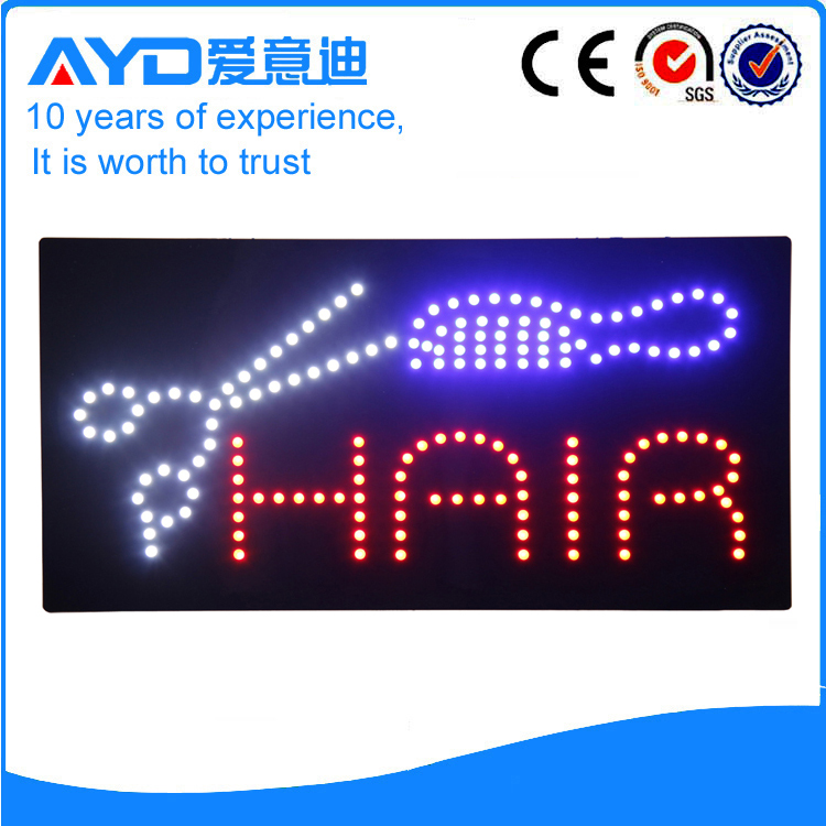 AYD Unique Design LED Hair Sign