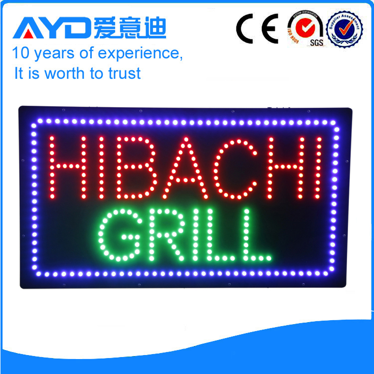 AYD LED Hibachi Grill Sign