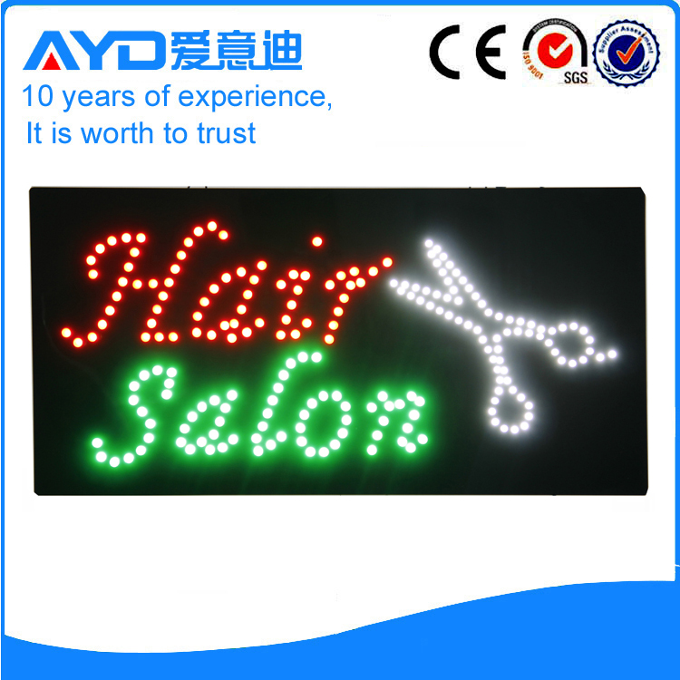 AYD Unique Design LED Hair Salon Sign