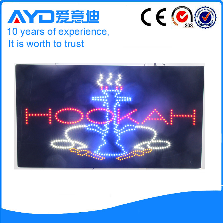 AYD LED Hookah Sign