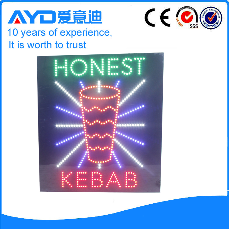 AYD Unique Design LED Honest Kebab Sign
