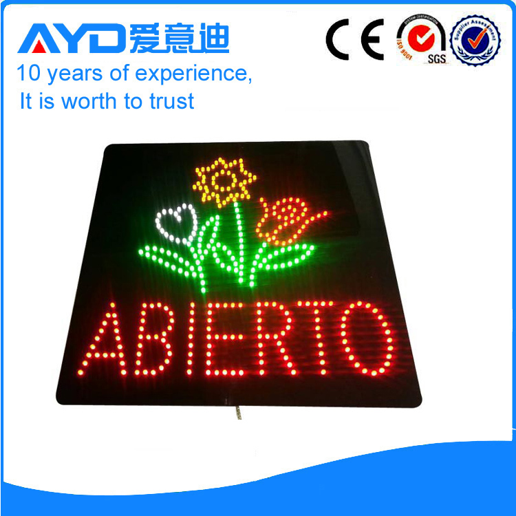 Indoor Good Design LED Abierto Sign