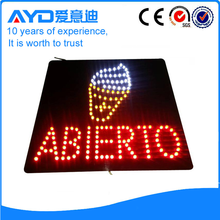 Indoor New Design LED Abierto Sign