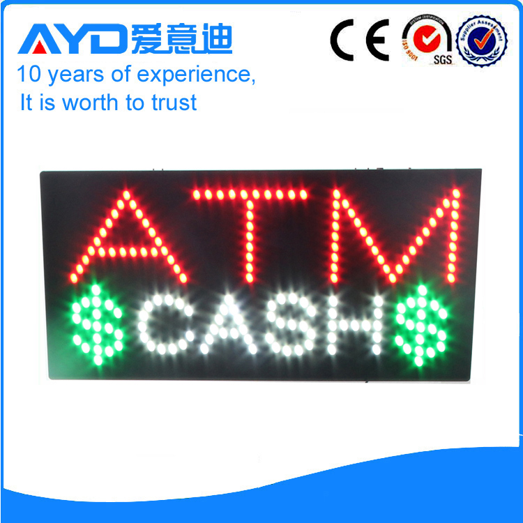 Indoor New Design LED ATM Cash Sign