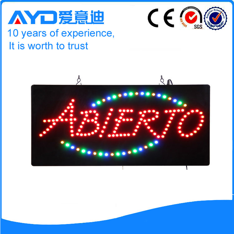 AYD Good Design LED Abierto Sign