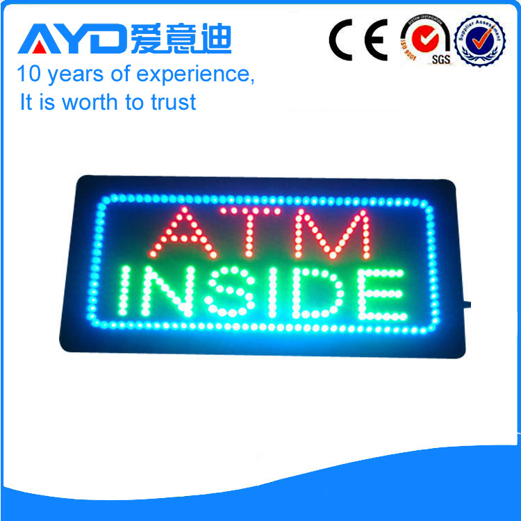 AYD Good Design LED ATM INSIDE Sign