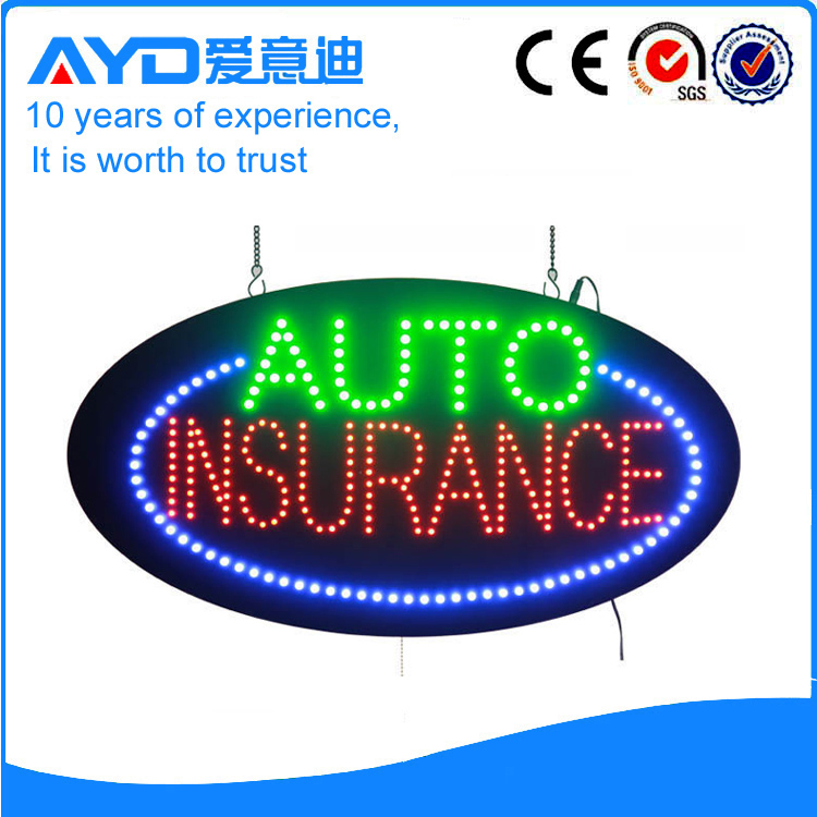 AYD New Design LED Auto Insurance Sign