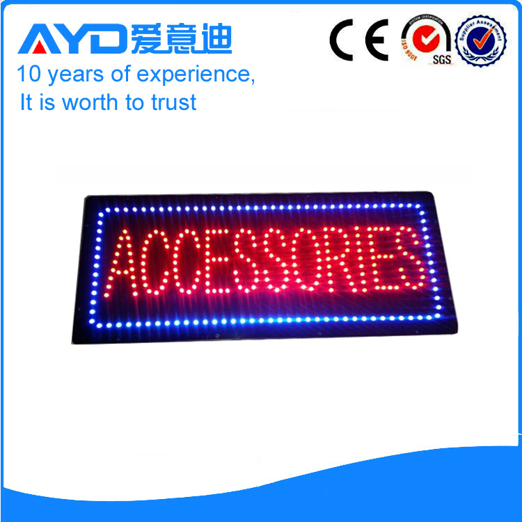 AYD New Design LED Accessorise Sign