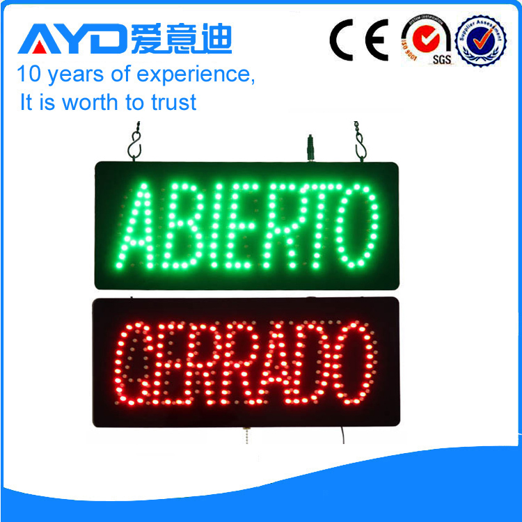 AYD Good Price LED Abierto&Cerrado Sign