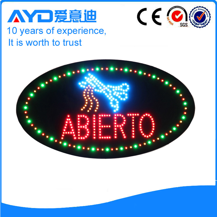 AYD Good Price LED Abierto Sign