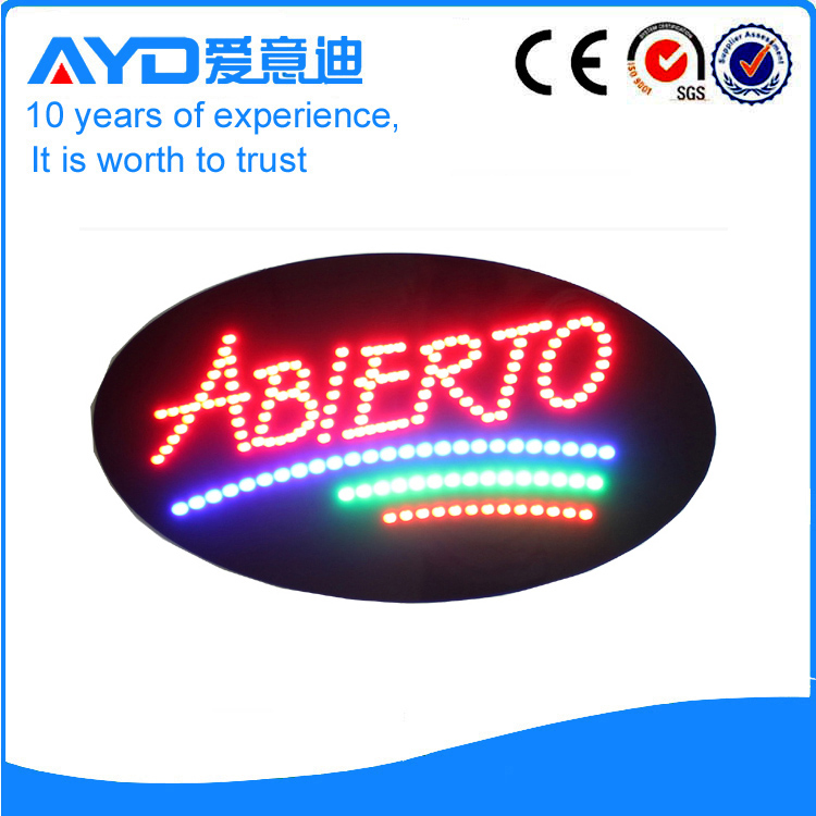 AYD Good Price LED Abierto Sign