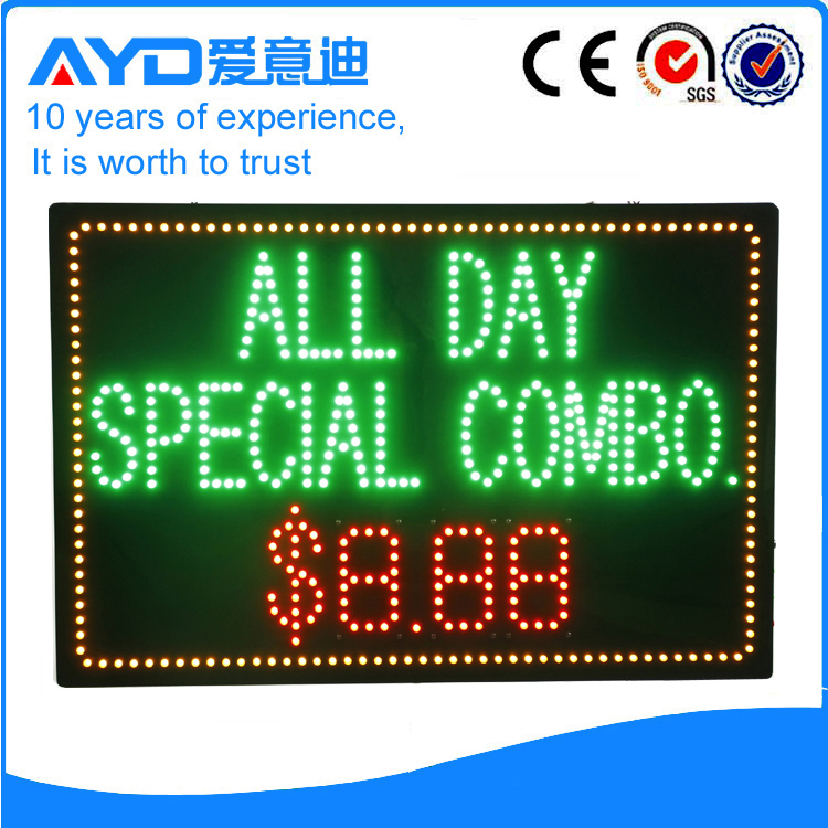AYD LED All Day Special Combo Sign