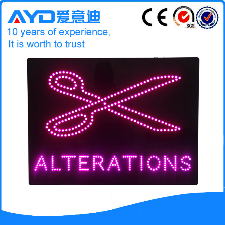AYD Good Price LED Alterations Sign