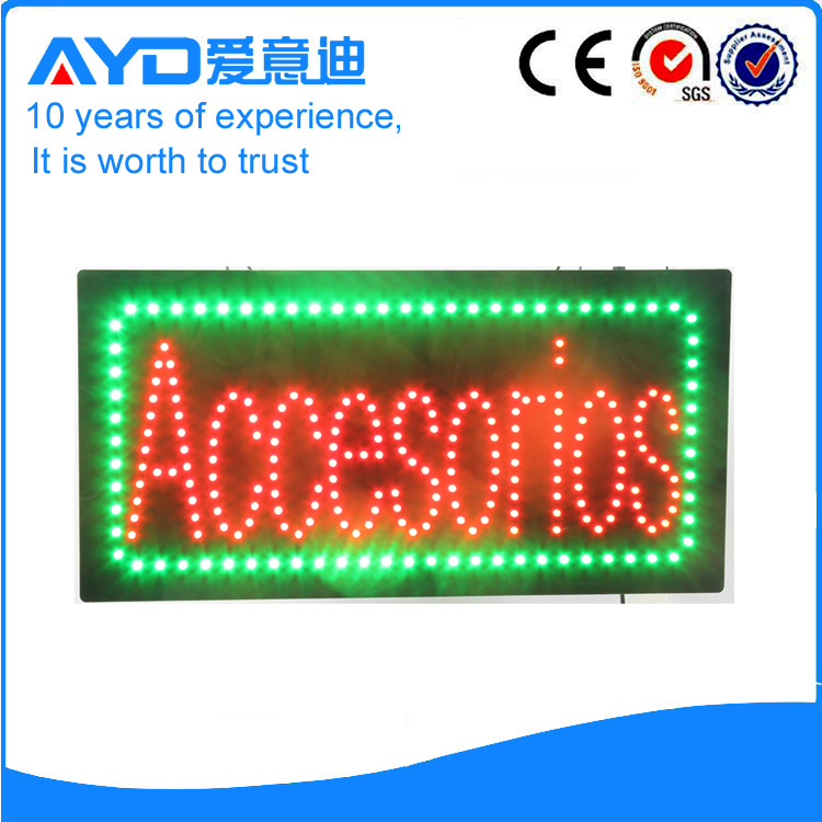 AYD Good Price LED Accesorios Sign