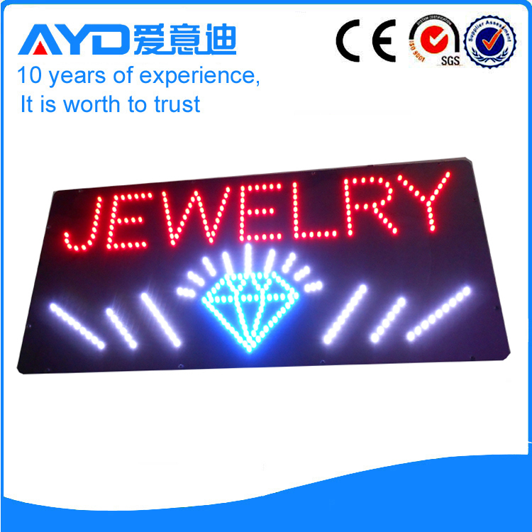 AYD Unique Design LED Jewelry Sign