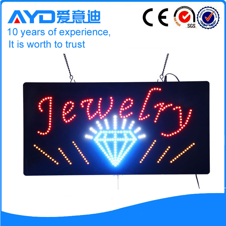 AYD Unique Design LED Jewelry Sign