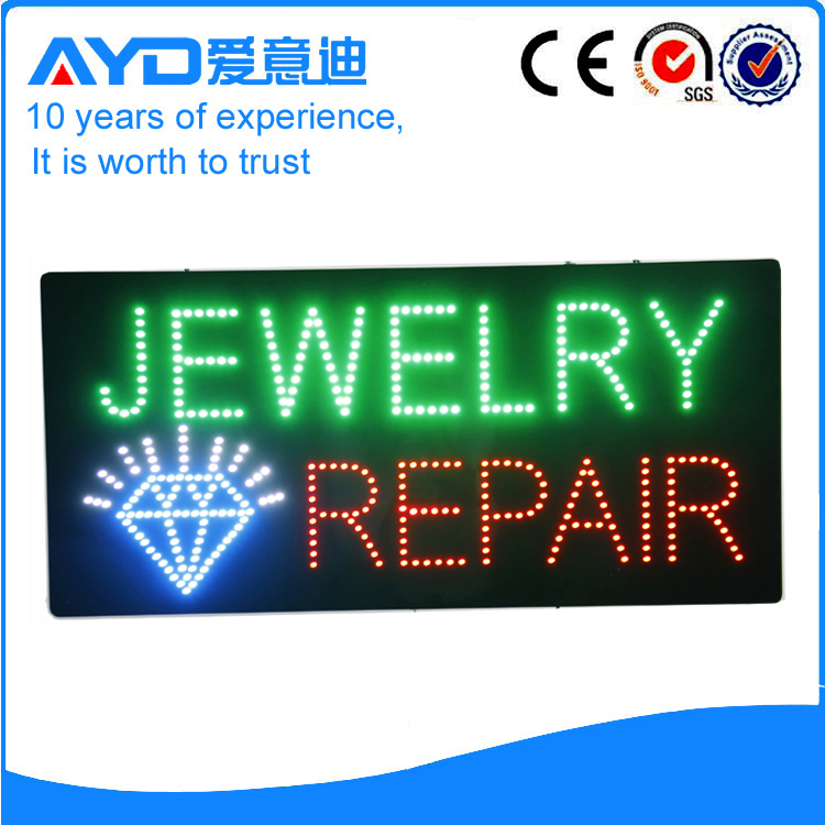 AYD Unique Design LED Jewelry Repair Sign