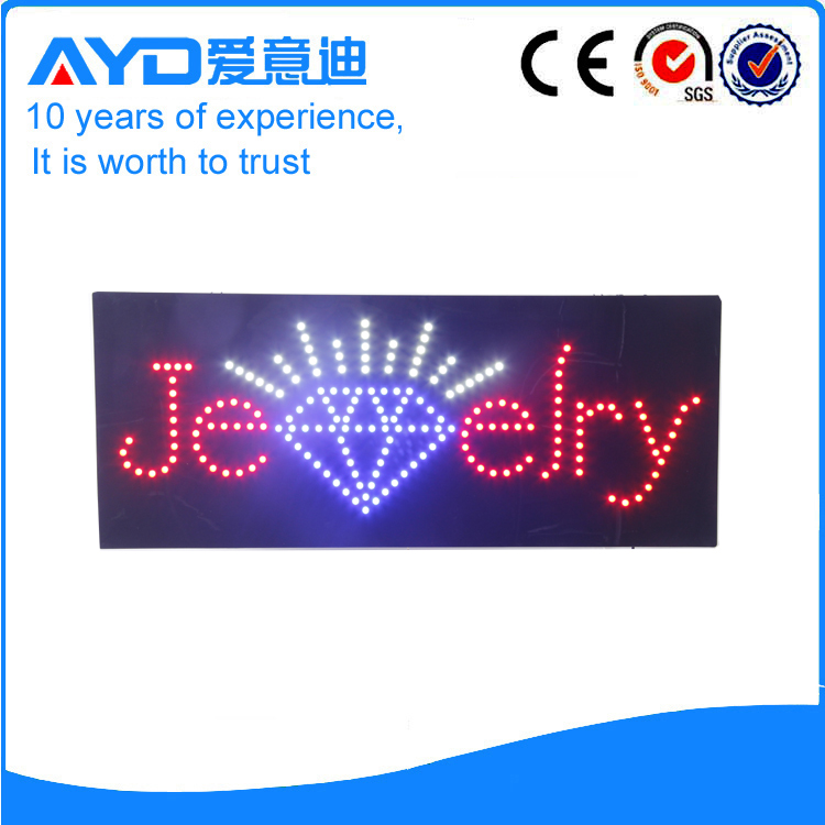 AYD Unique Design LED Jewelry Sign