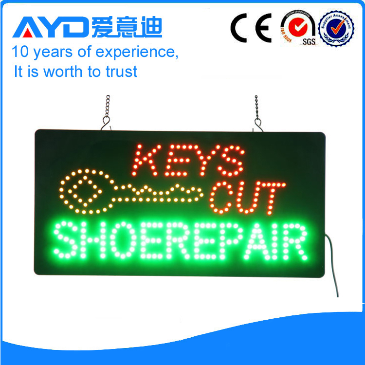 AYD LED Keys Cut&Shoerepair Sign