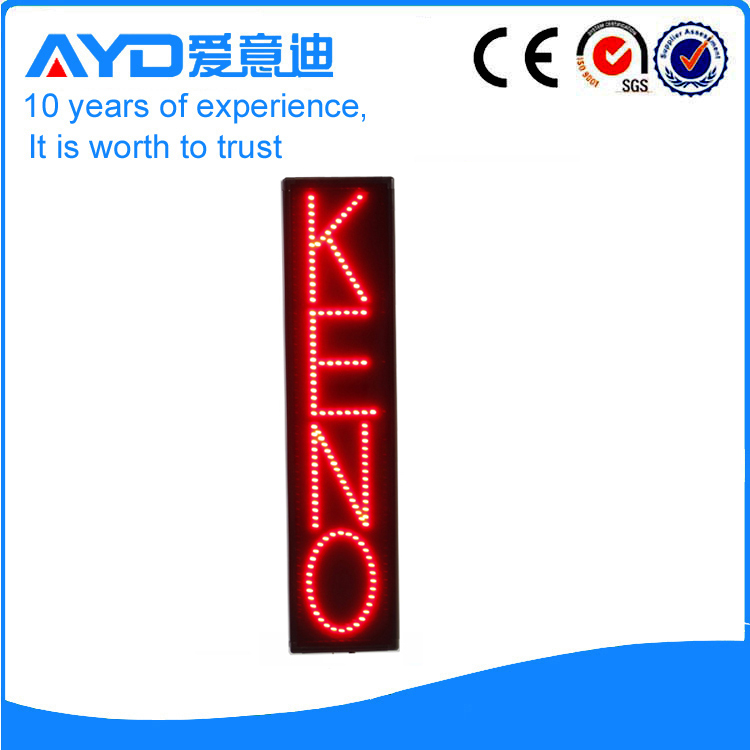 AYD Good Price LED Keno Sign