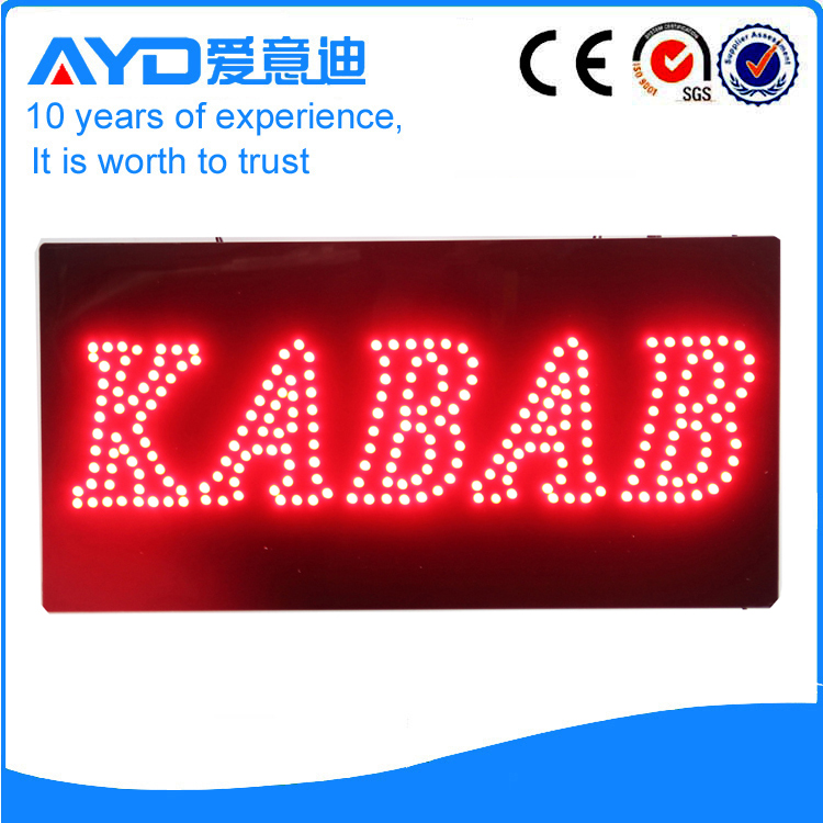 AYD Good Price LED Kebab Sign