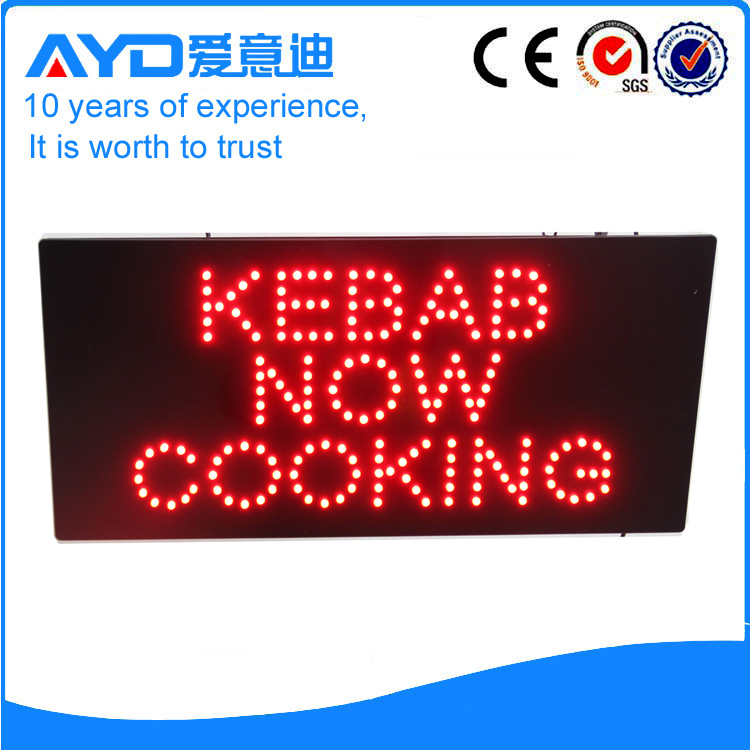 AYD LED Kebab Now Cooking Sign