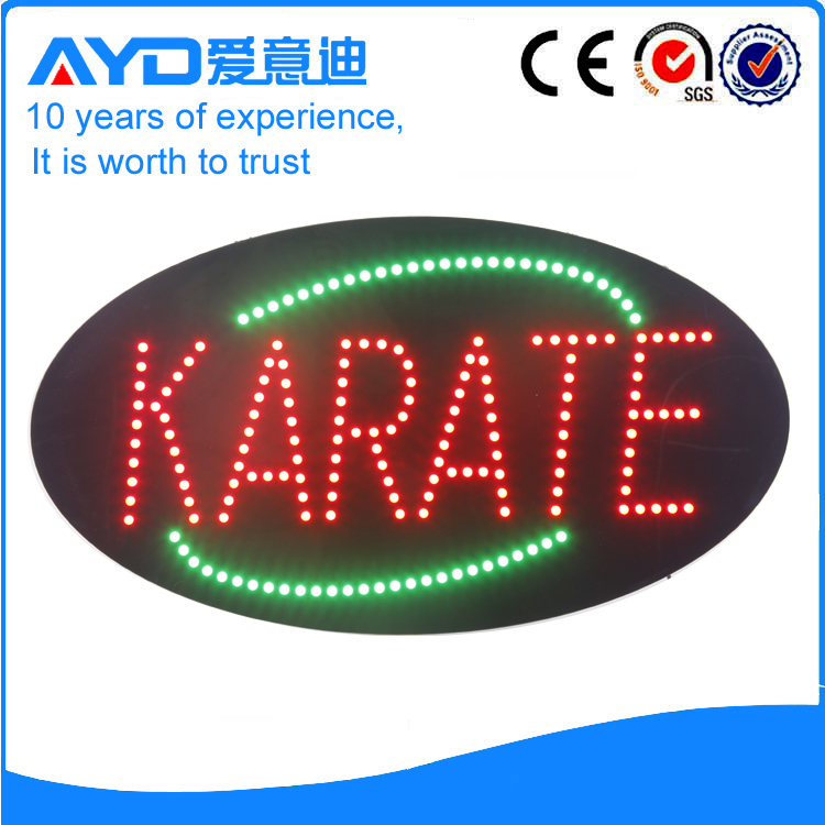AYD Good Price LED Karate Sign