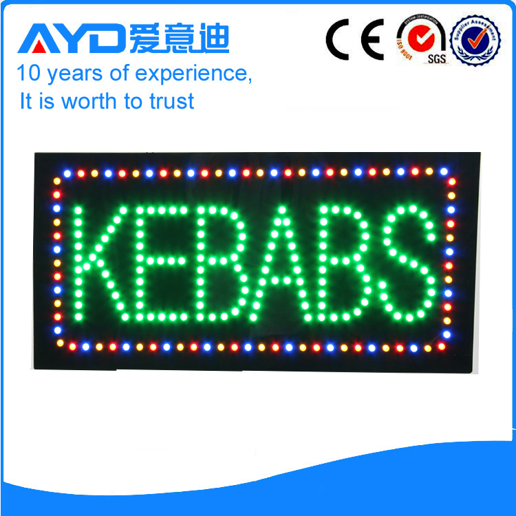 AYD Good Price LED Kebabs Sign