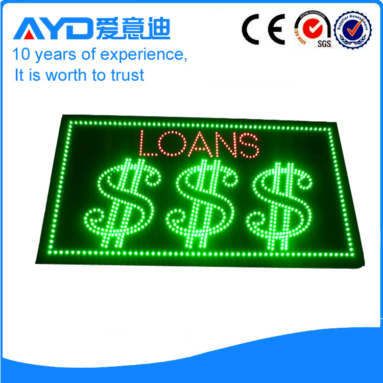 AYD LED Loans Sign