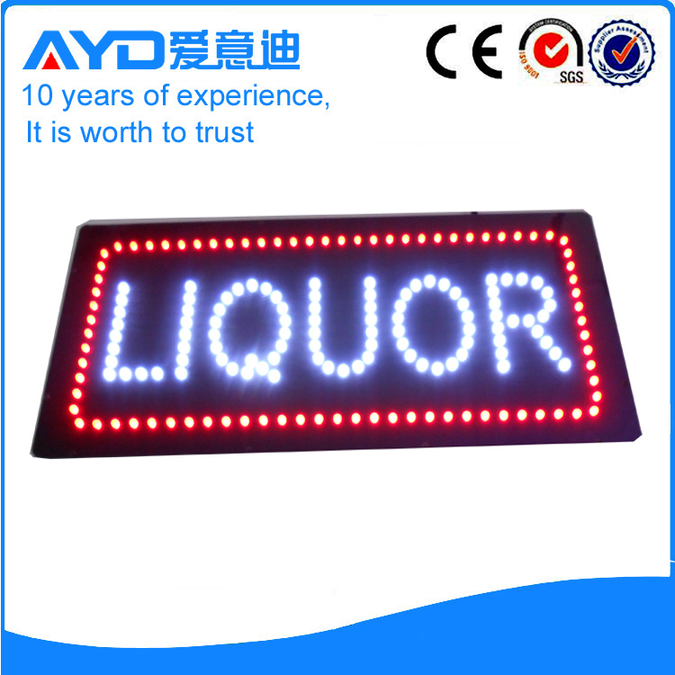 AYD Good Price LED Liquor Sign