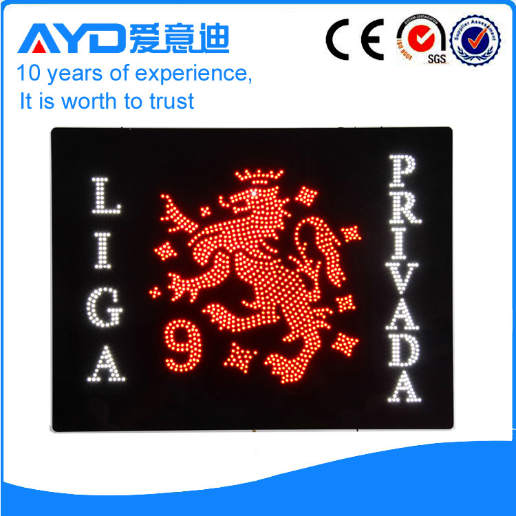 AYD Unique Design LED Liga Privada Sign