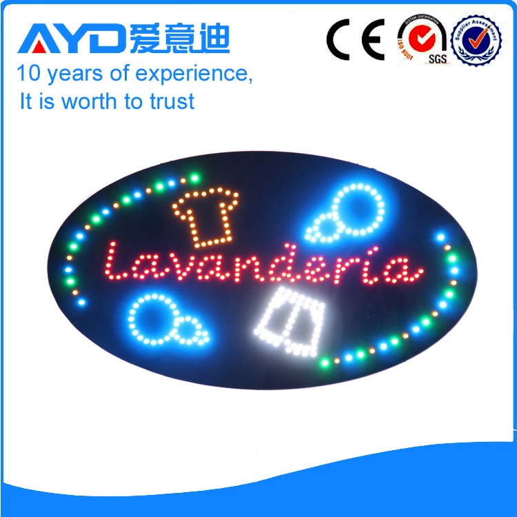 AYD Unique Design LED Lavanderia Sign