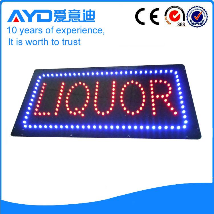 AYD Good Price LED Liquor Sign