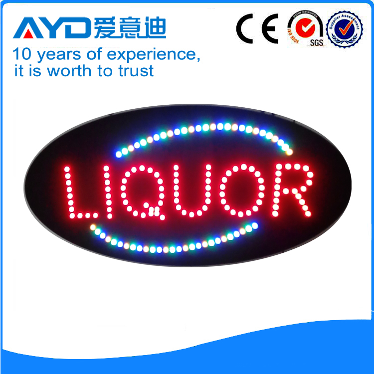 AYD Good Price LED Liquor Sign
