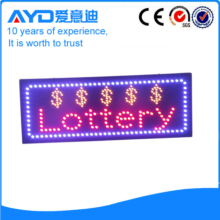 AYD LED Lottery Sign