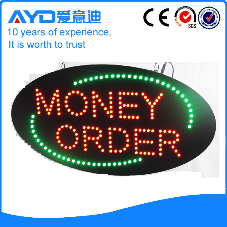 AYD Good Design LED Money Order Sign