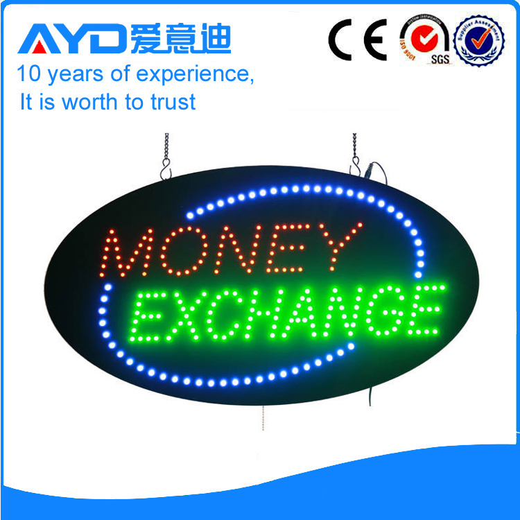 AYD Good Design LED Money Exchange Sign