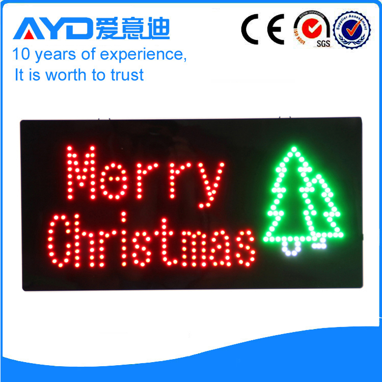 AYD LED Merry Christmas Sign