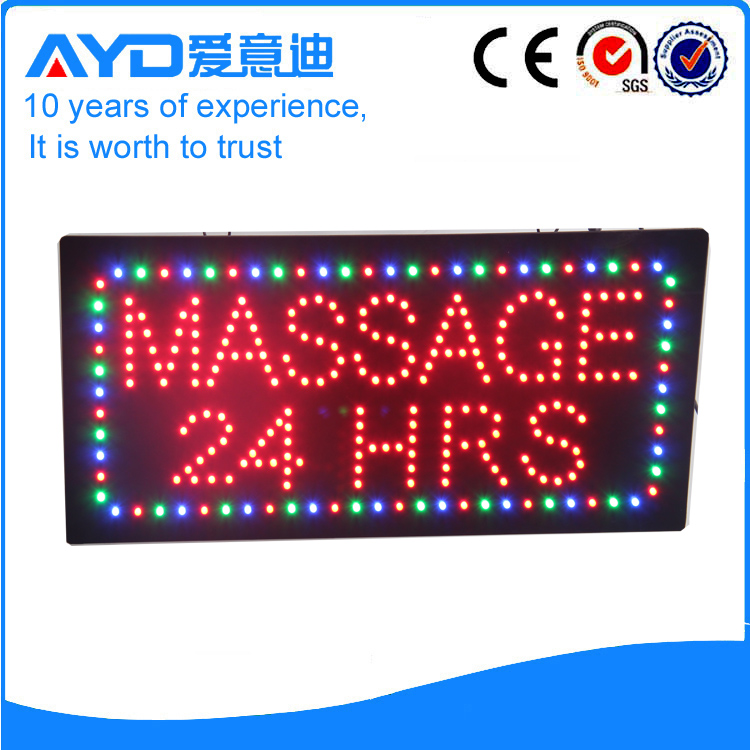 AYD Good Design LED Massage 24Hrs Sign