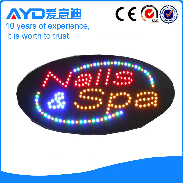 AYD LED Nails&Spa Sign